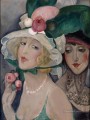 Dos Cocottes con Sombreros Lili y su amiga Gerda Wegener